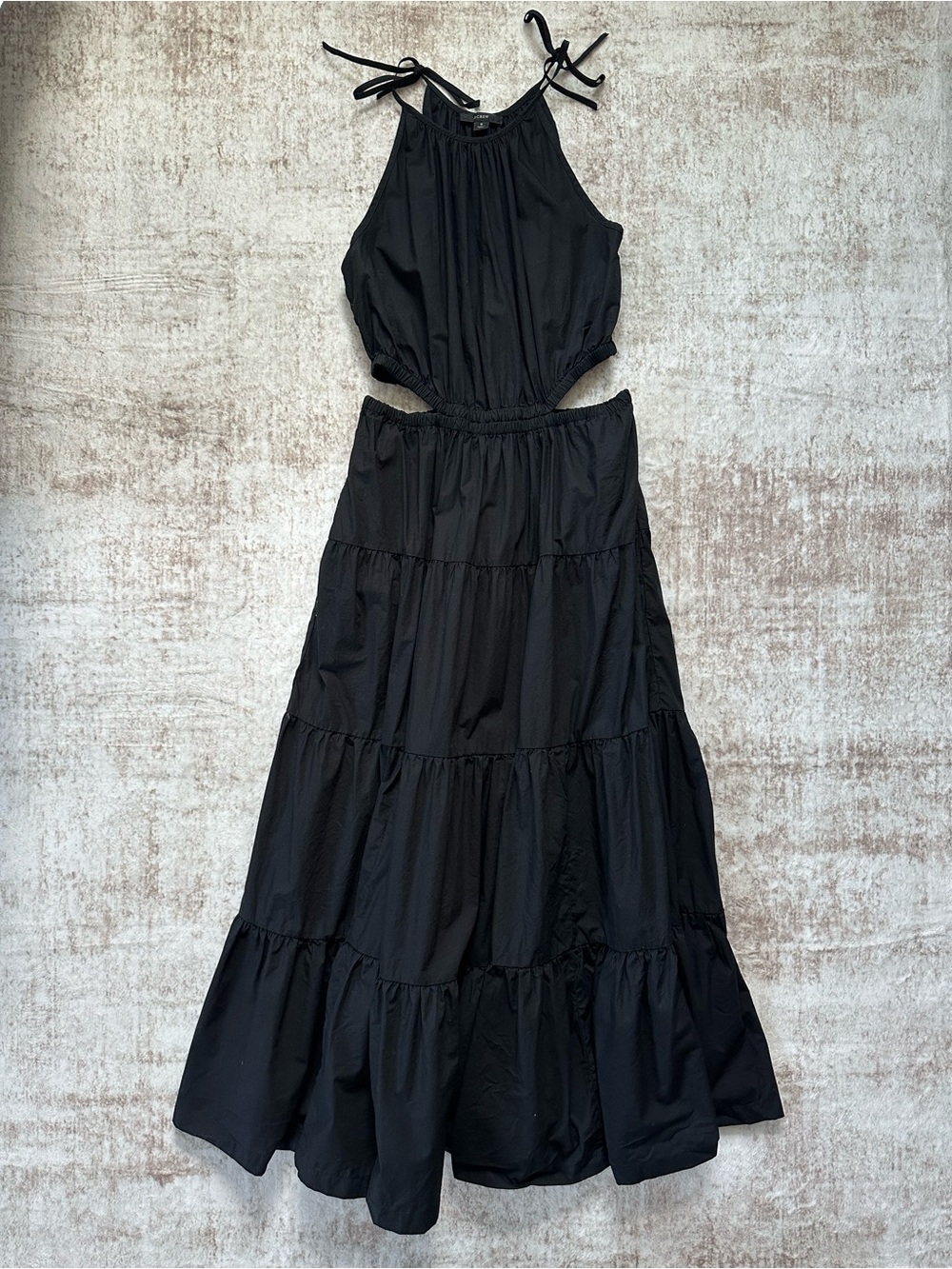 J.Crew Black Harbor side-cutout dress - NWOT - Picture 4 of 5